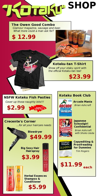 Illustration for article titled Kotaku 'Shop Contest: Weekend Circular Winners